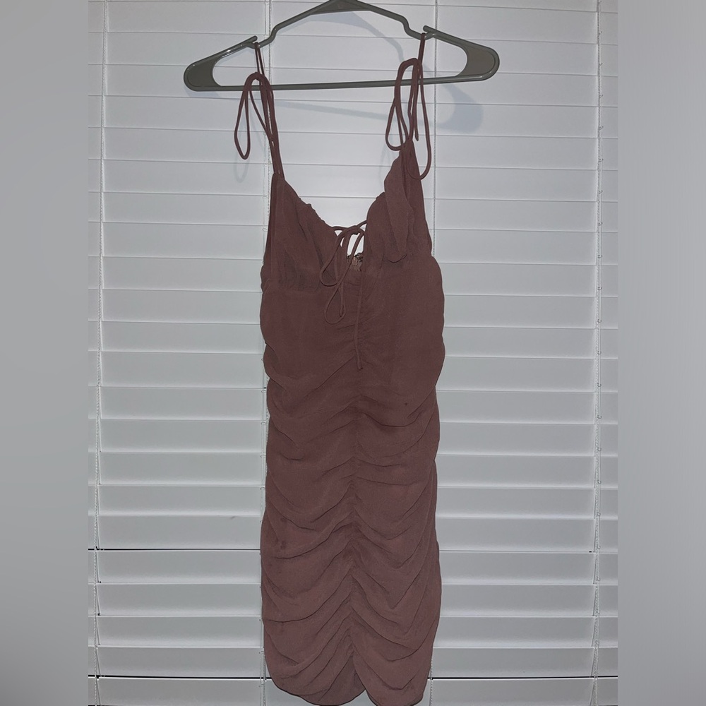 blush bj pink body con mini dress size small